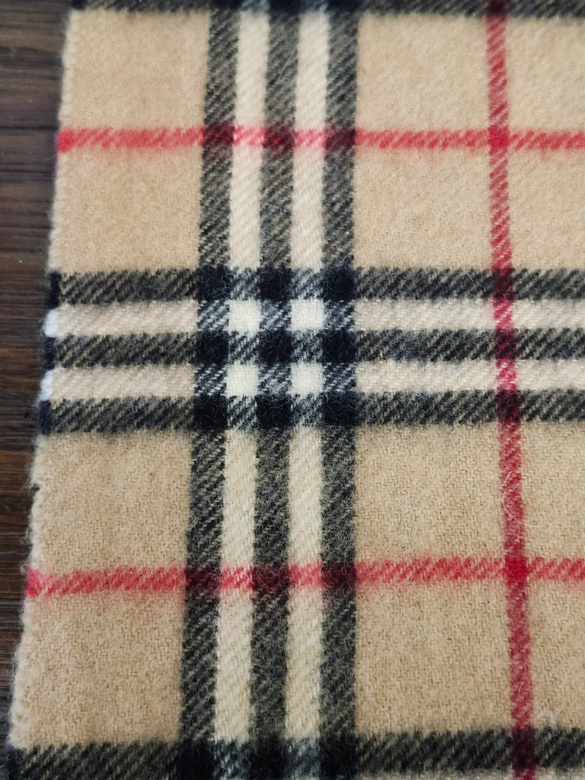Burberry's Nova Check Cashmere and Wool Scarf
