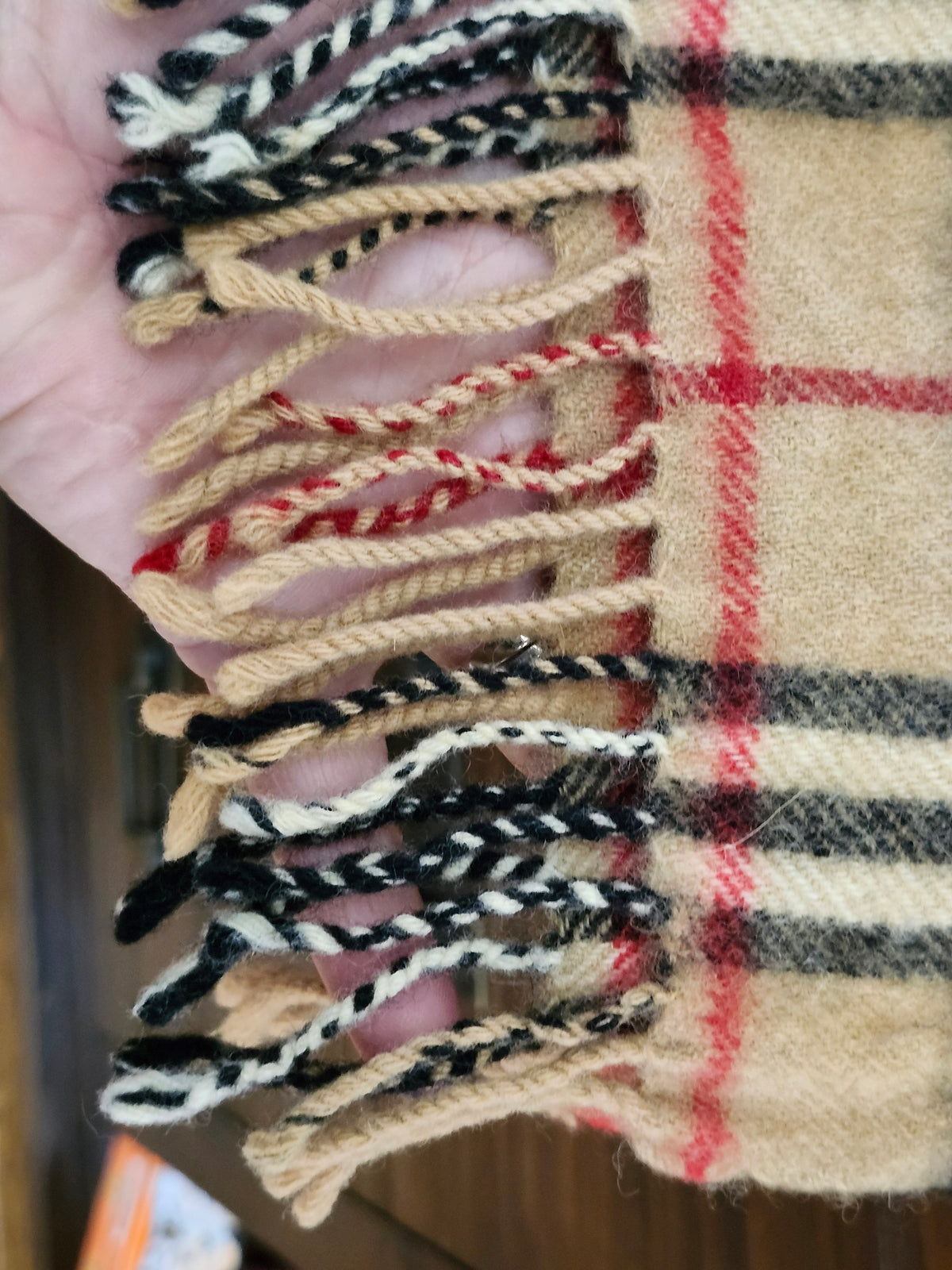Burberry's Nova Check Cashmere and Wool Scarf