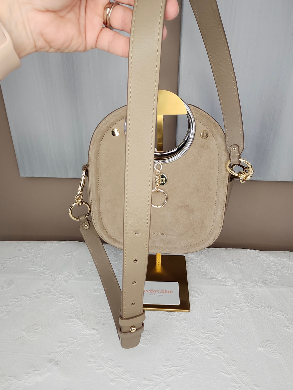 See By Chloe Mara Tan Suede Women's Bag