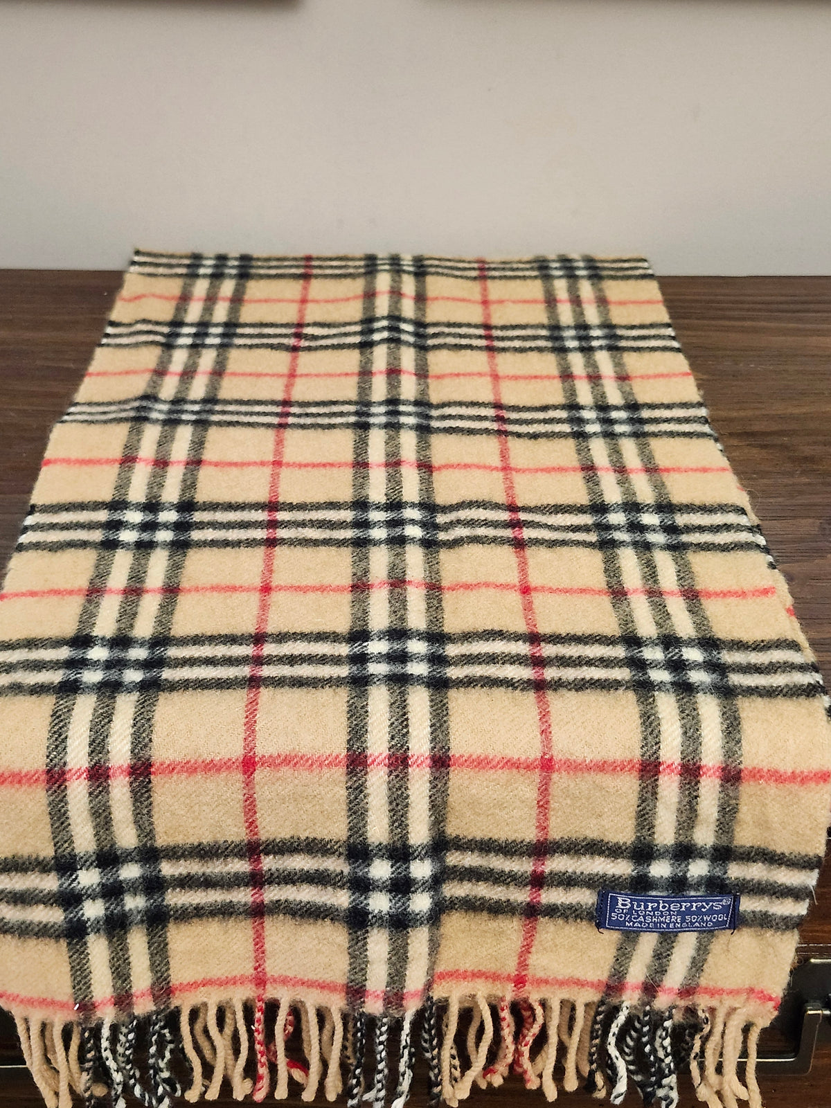 Burberry's Nova Check Cashmere and Wool Scarf