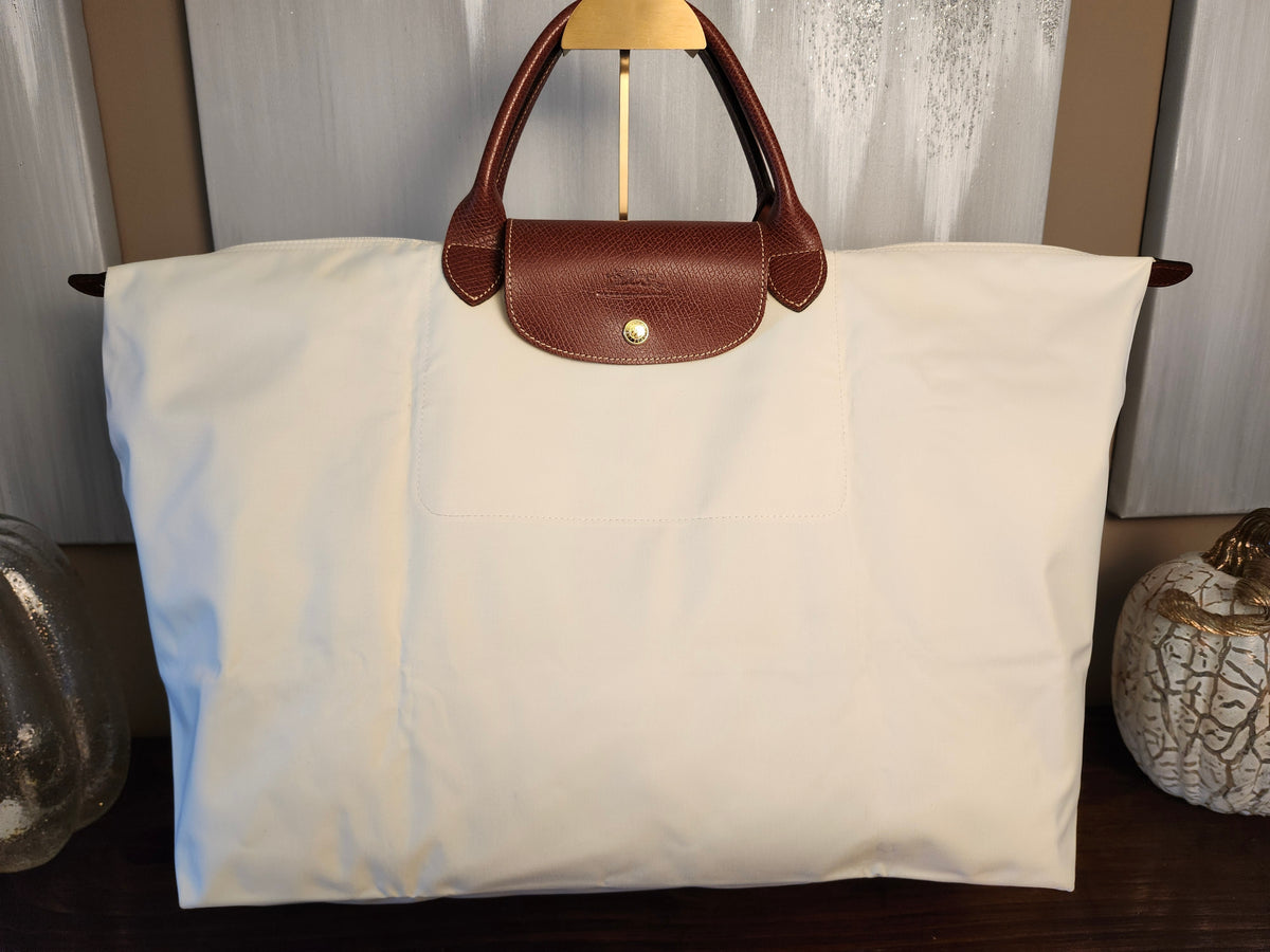 LONGCHAMP Large Le Pliage Original Travel Bag in Neutral