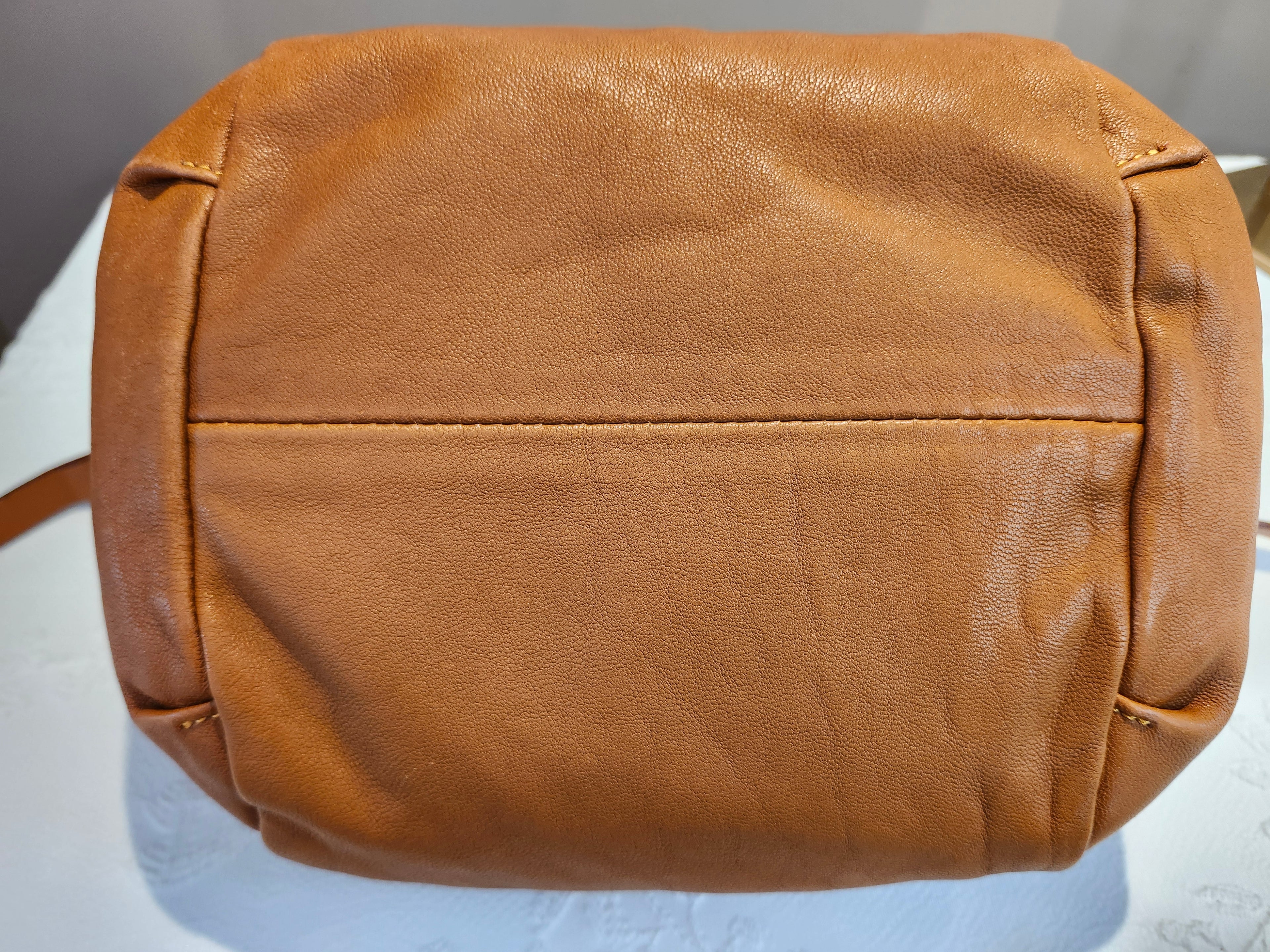 See by Chloe Tan Leather 2 Way Convertible Leather Hand and Crossbody Bag
