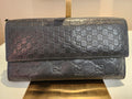 Gucci Guccissima Continental GG Monogram Print Leather Wallet