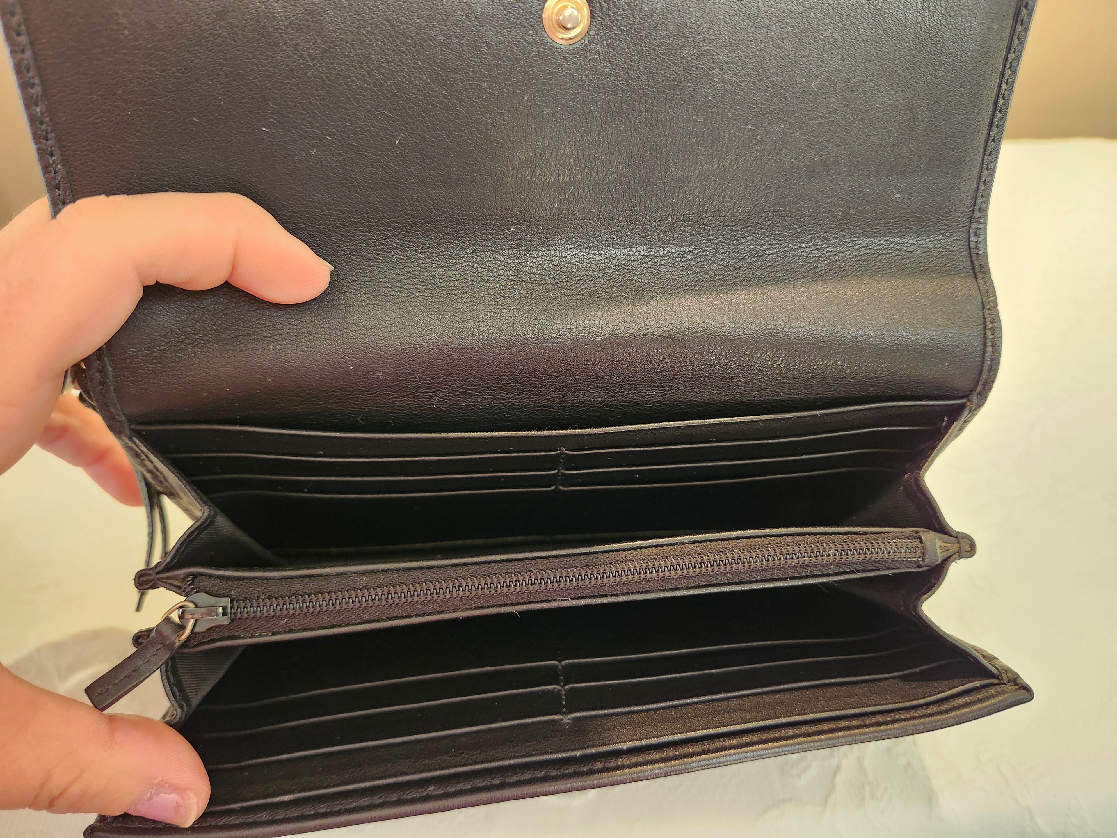 Gucci Guccissima Continental GG Monogram Print Leather Wallet