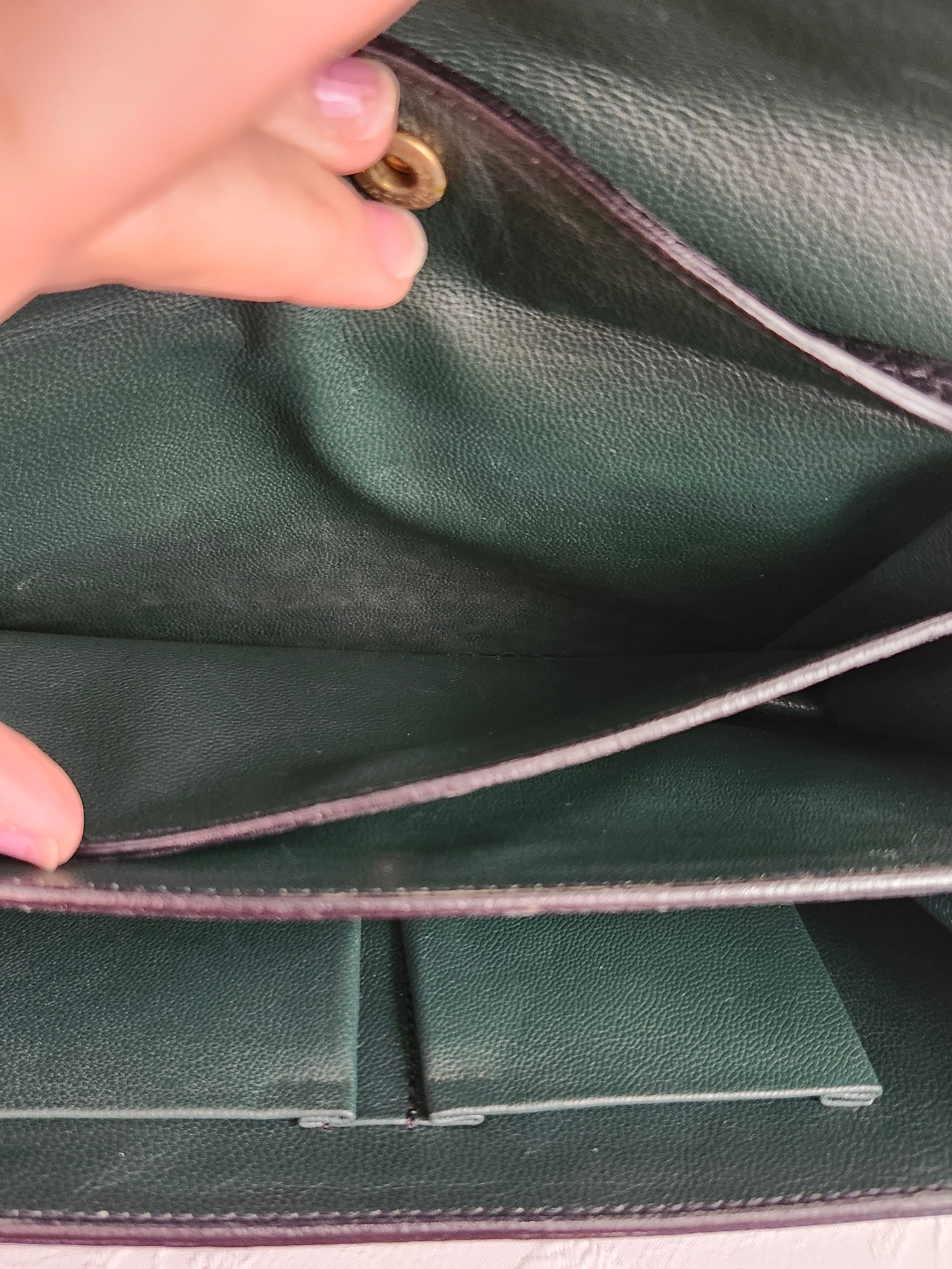 Prada Black Pebbled Leather Clutch or Crossbody Bag