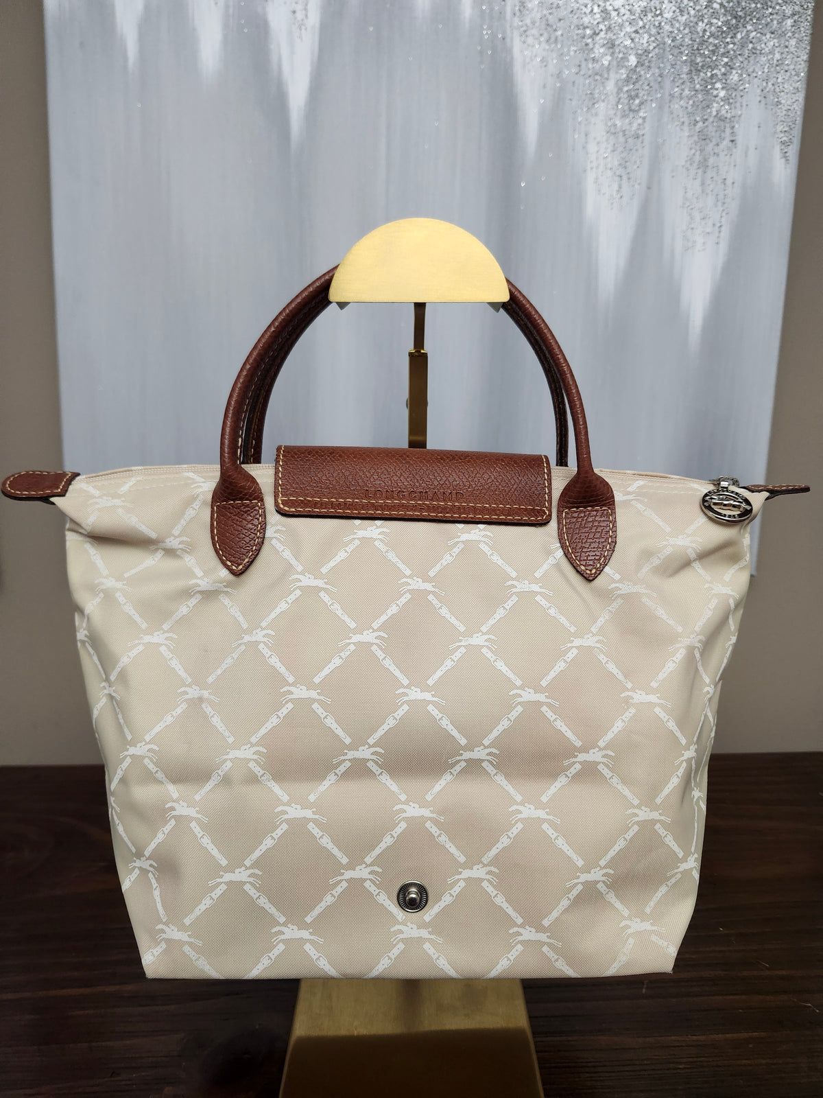 Longchamp Le Pliage Original Tote Size Small in Beige