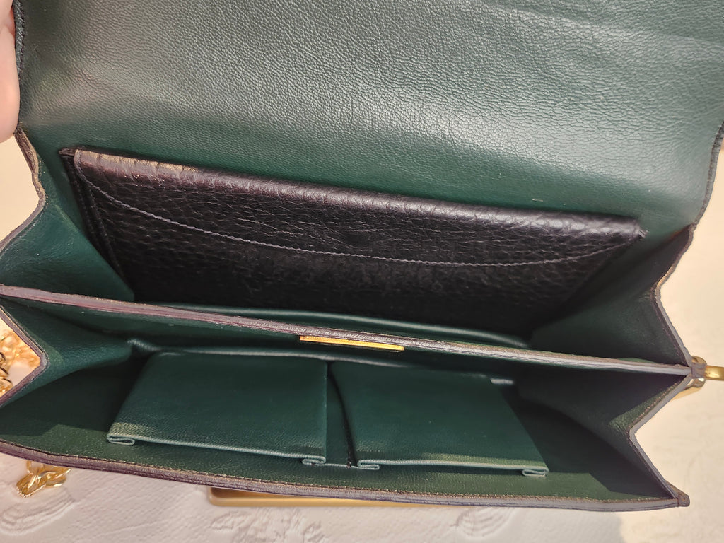 Prada Black Pebbled Leather Clutch or Crossbody Bag