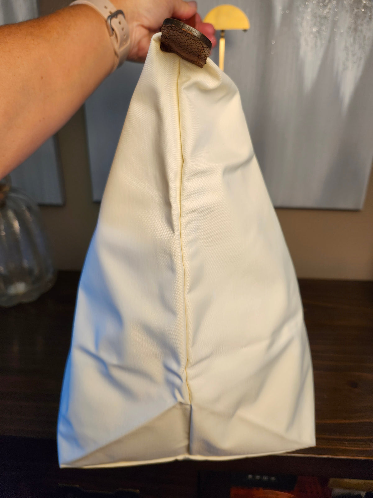 LONGCHAMP Large Le Pliage Original Travel Bag in Neutral