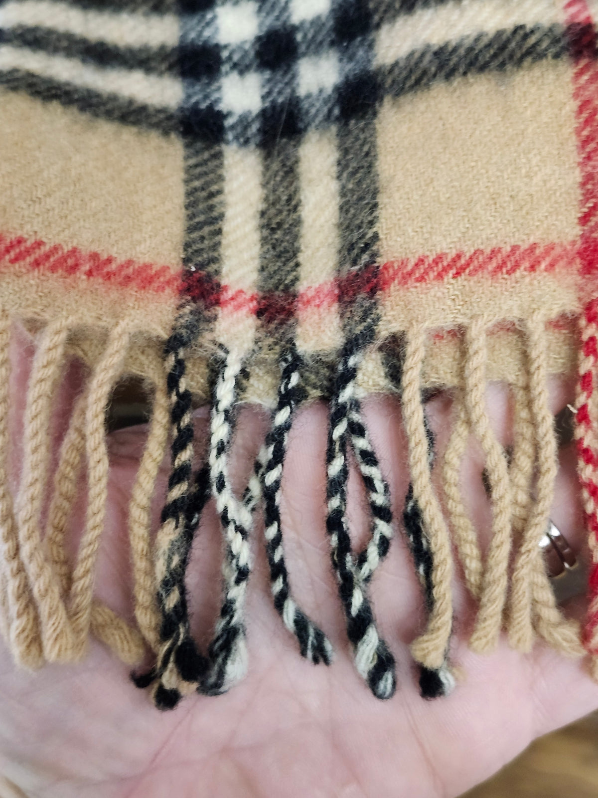 Burberry's Nova Check Cashmere and Wool Scarf