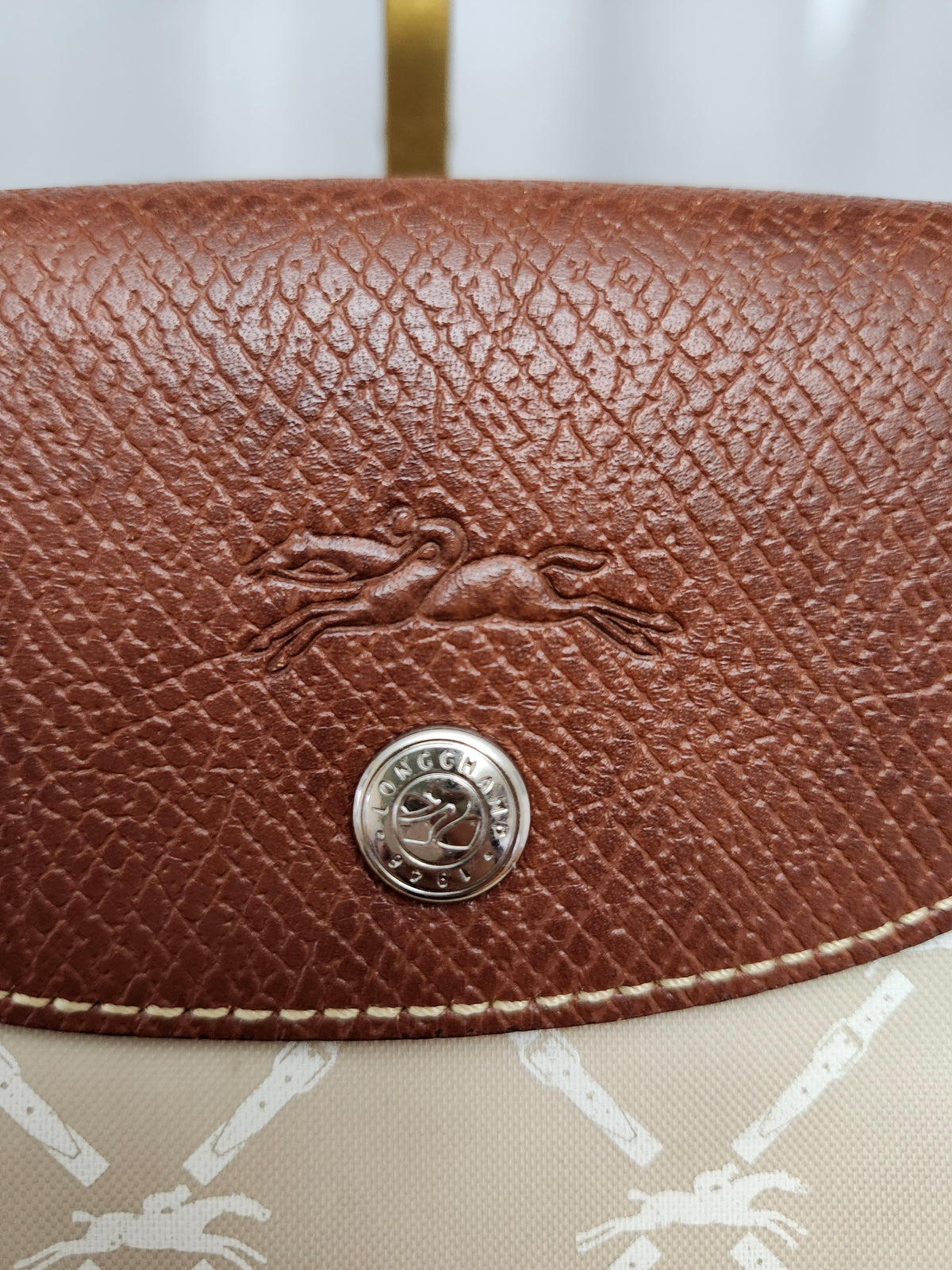 Longchamp Le Pliage Original Tote Size Small in Beige